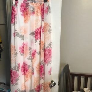 Dorothy Perkins High-Waist Floral Maxi Skirt